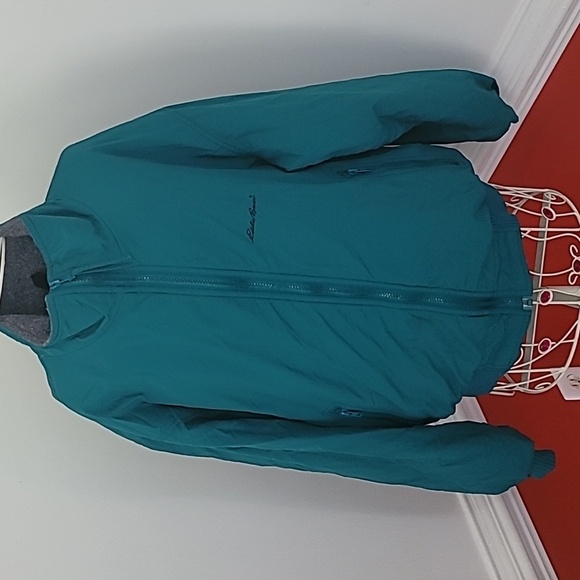 Eddie Bauer Bomber Jacket VINTAGE Fleeced Lined Men's Size Medium Jacket Coat - Picture 1 of 9